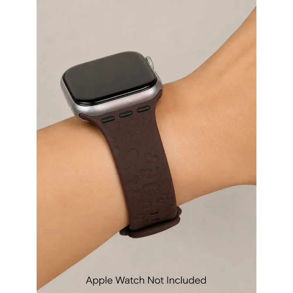 Beige Clay Brown Rock Pattern fits Apple Watch S/M 38/40/41  4,5,6,7,8,9 SE